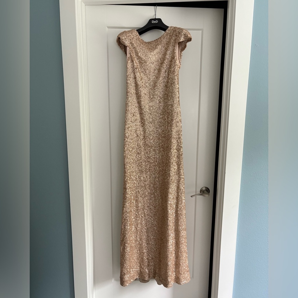 SORELLA VITA Sparkling Gold Maxi Dress